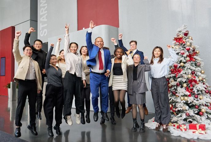 HUABOOST team celebration